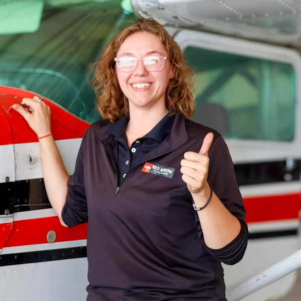 Dispatch McKayla Anderson at Red Arrow Flight Academy